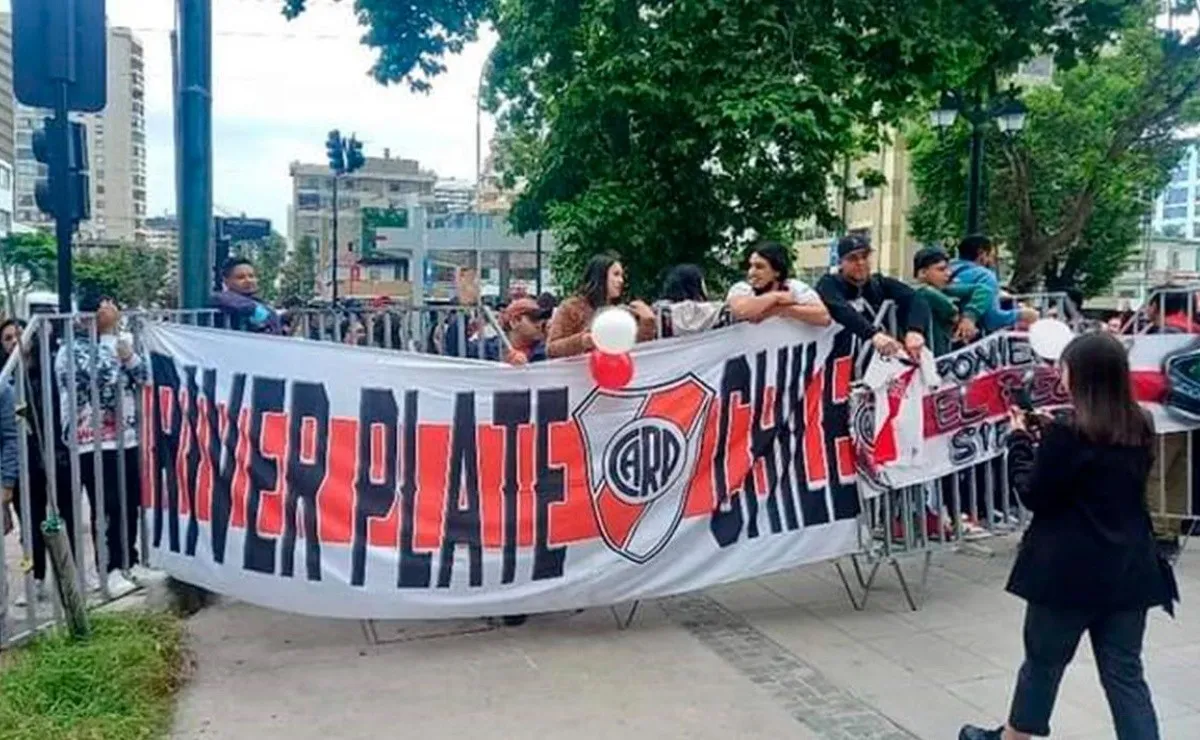 La Filial de River en Chile.