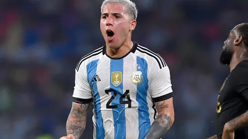 Enzo Fernández y un golazo tremendo.