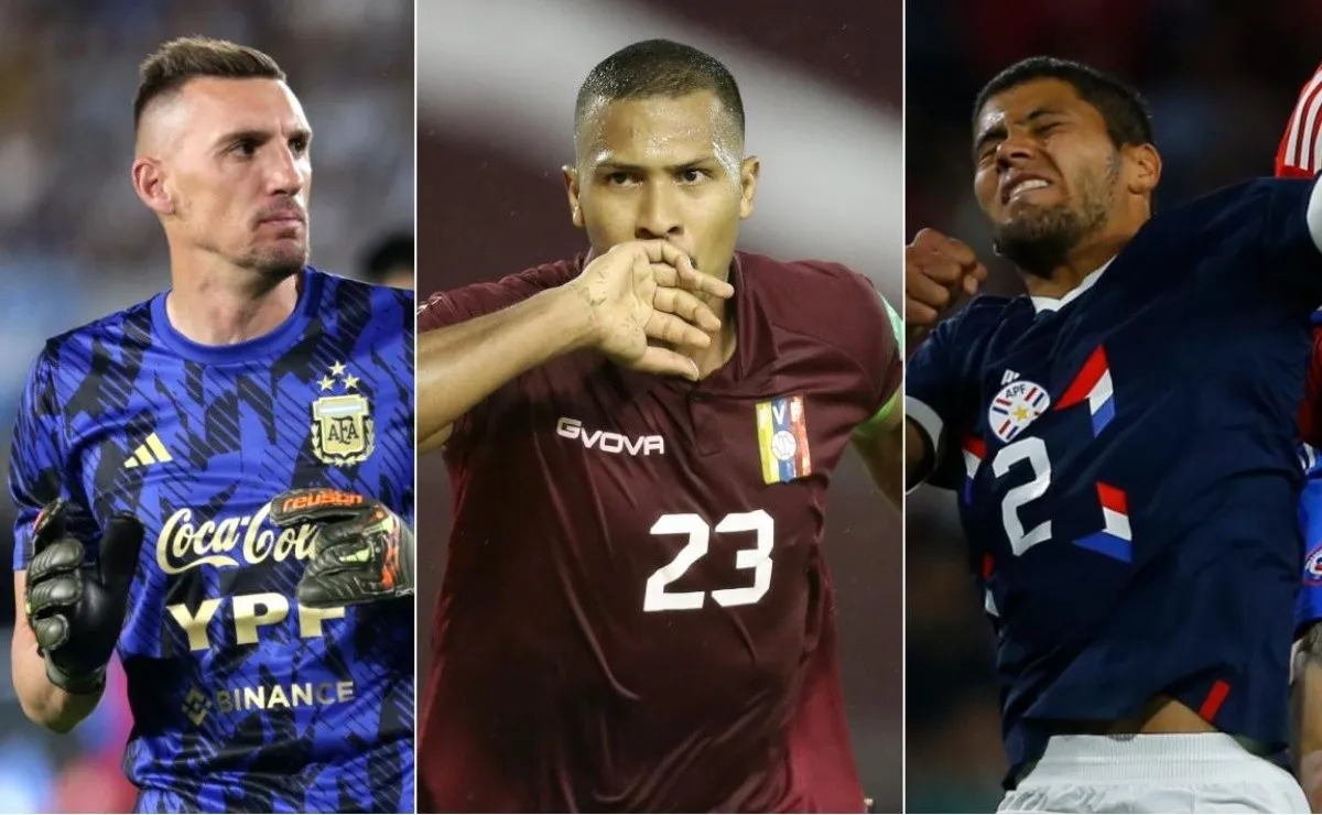 Armani, Rondón y Rojas.