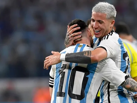 Argentina bailó a Curazao al compás de Messi, Enzo y Montiel