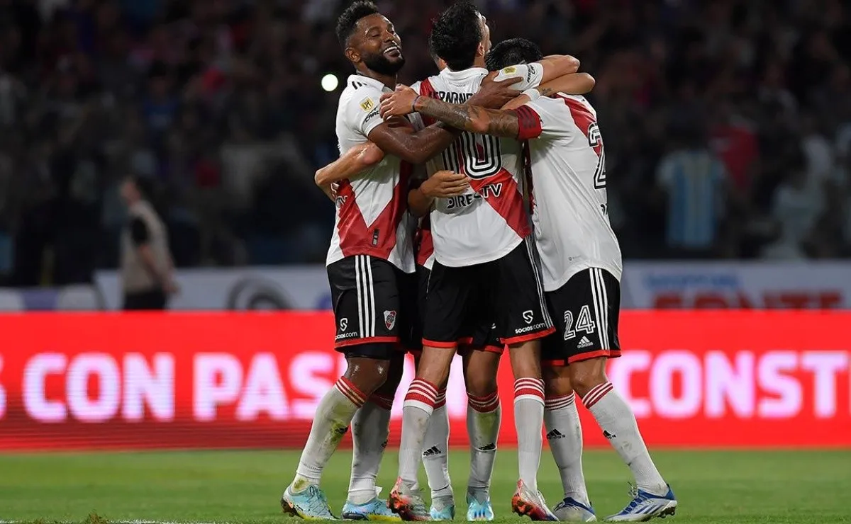 River utilizó el short con Socios.com por última vez ante Central Córdoba.