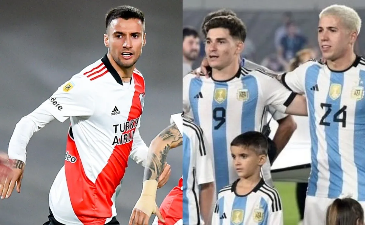 Los dos ex River tuvieron un gesto para destacar para con su ex compañero.