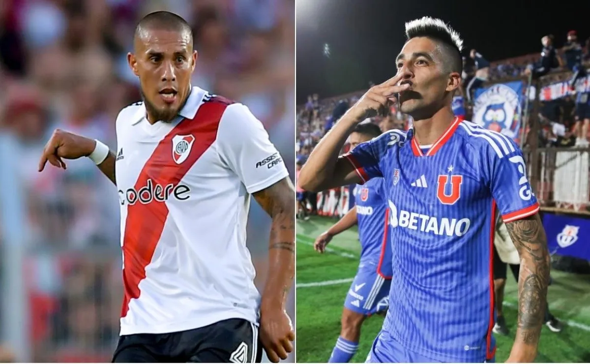River enfrenta a la Universidad de Chile en un partido amistoso.