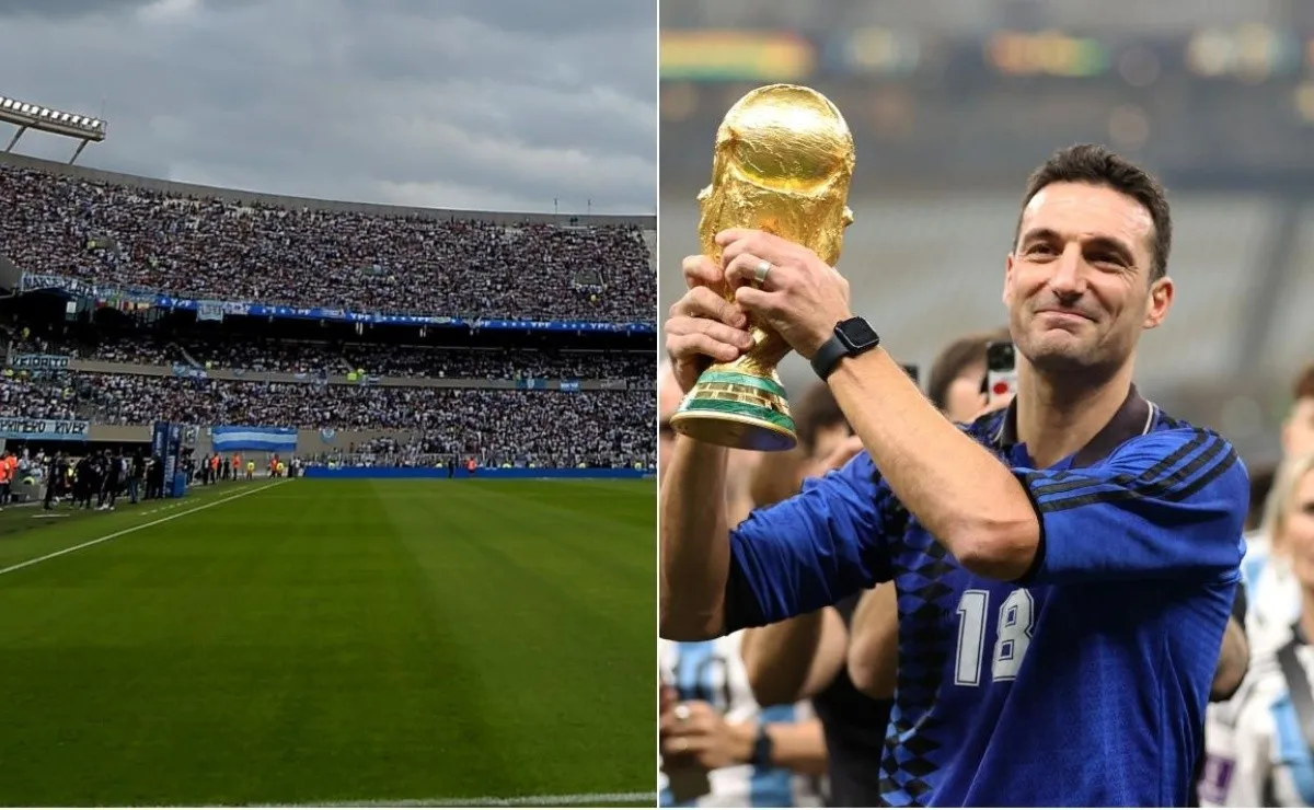 Lionel Scaloni, encantado con la casa del Más Grande.