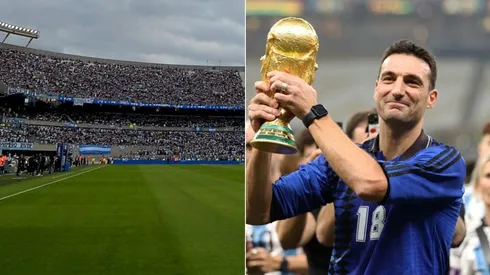 Lionel Scaloni, encantado con la casa del Más Grande.