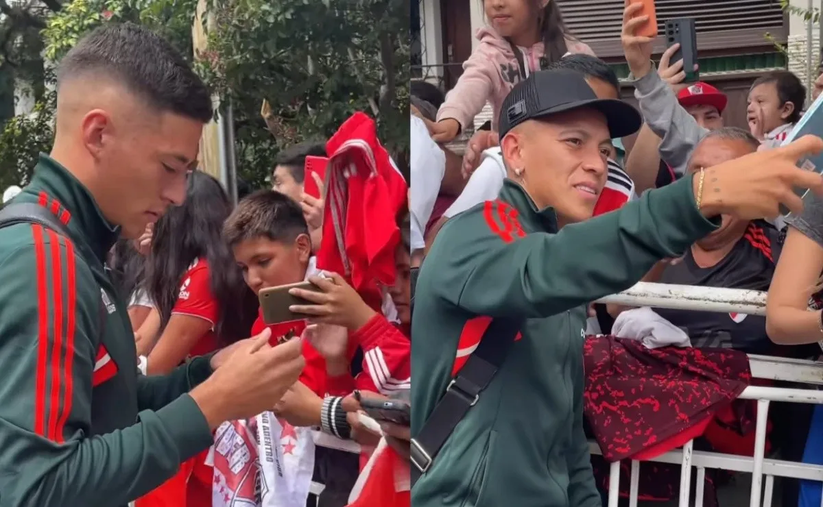 Castro Ponce y Barco junto a los hinchas en Salta.