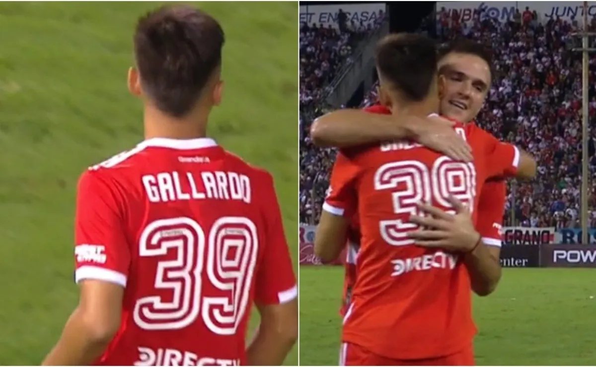 El hijo del Muñeco, de 19 años, tuvo su estreno con la camiseta número 39.