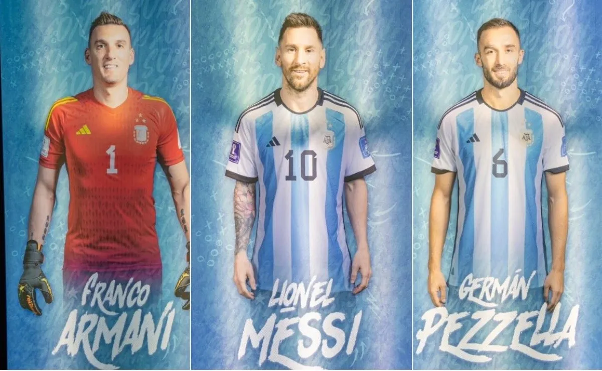 Las gigantografías que verán los campeones del mundo en el Monumental.