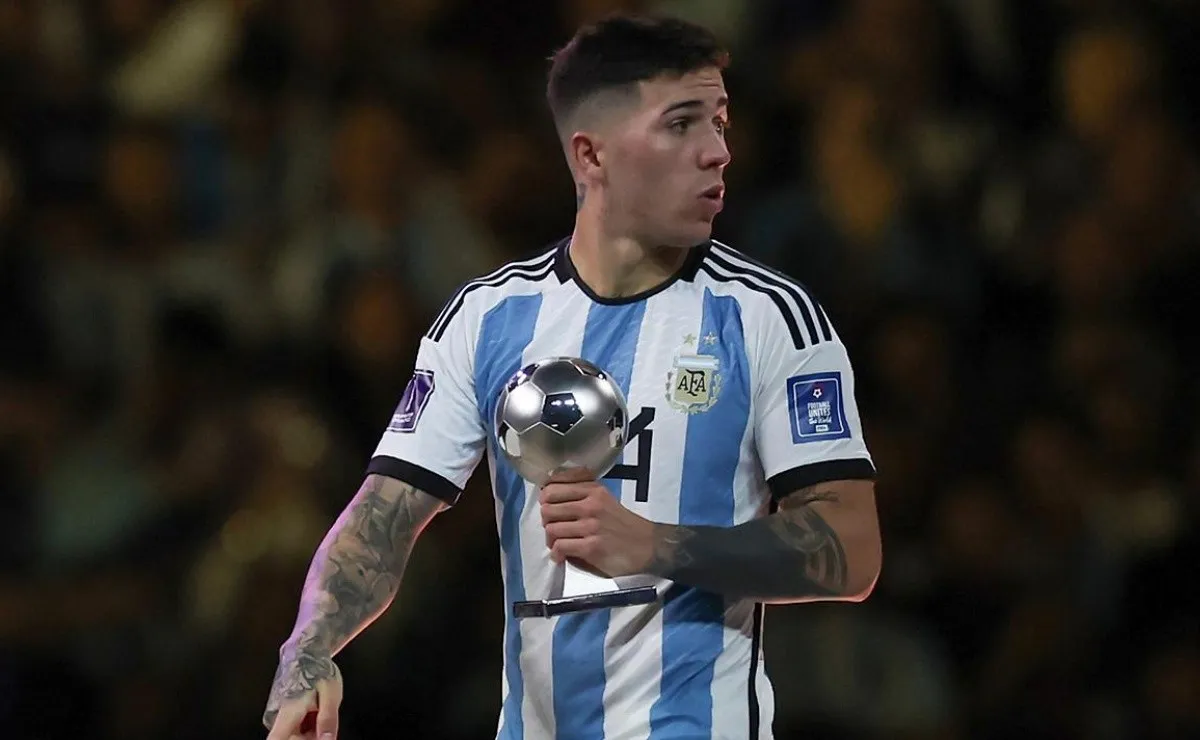 Insólito: Enzo Fernández y el mensaje de WhatsApp borrado con la convocatoria al Mundial