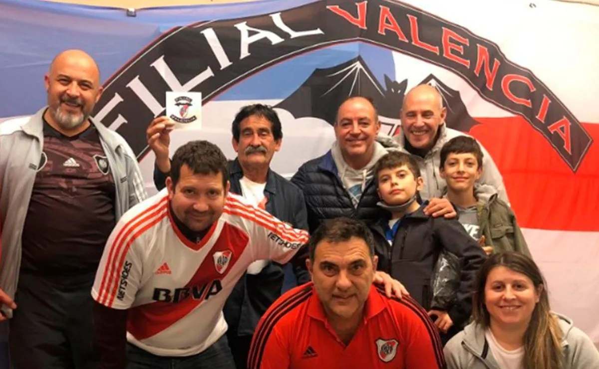 La Filial de River en Valencia surgió hace 13 años.