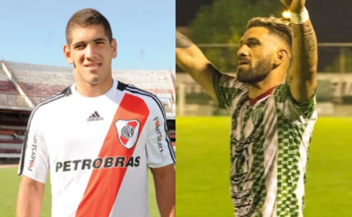 La historia de vida del ex delantero de River que hoy juega en el ascenso.