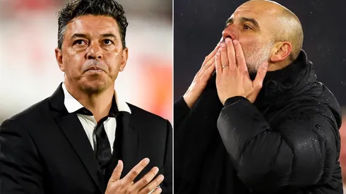 El Muñeco fue invitado por Pep Guardiola para presenciar el encuentro de la Champions.