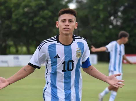 Los pibes de River la siguen rompiendo en el Sub-17: goles de Ruberto y Echeverri