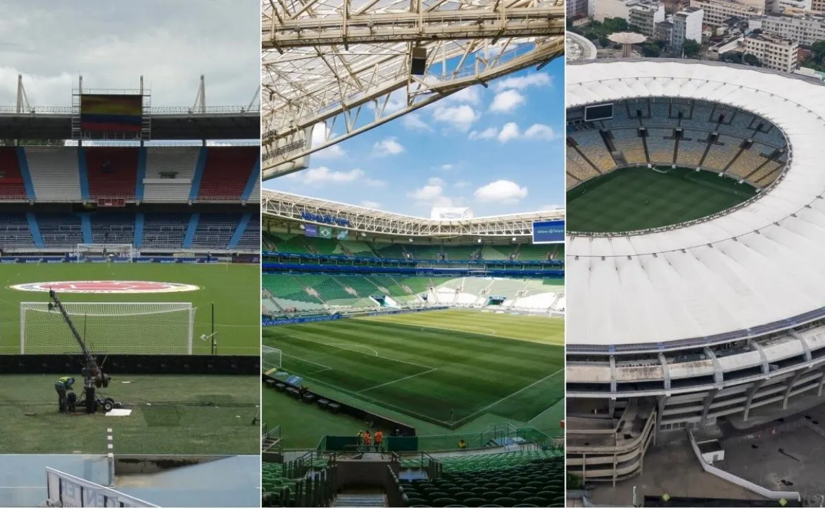 Metropolitano de Barranquilla, Allianz Parque y Maracaná.