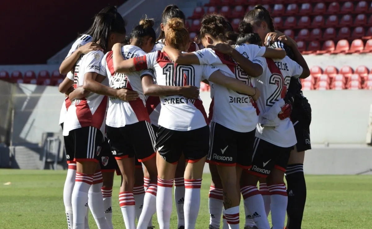 Las chicas de River enfrentarán a San Lorenzo en el Monumental.