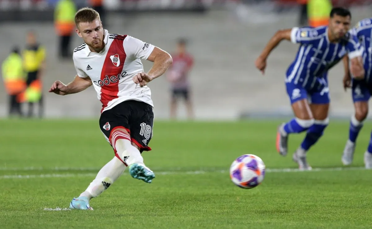 Lucas Beltrán atraviesa su mejor momento en River.