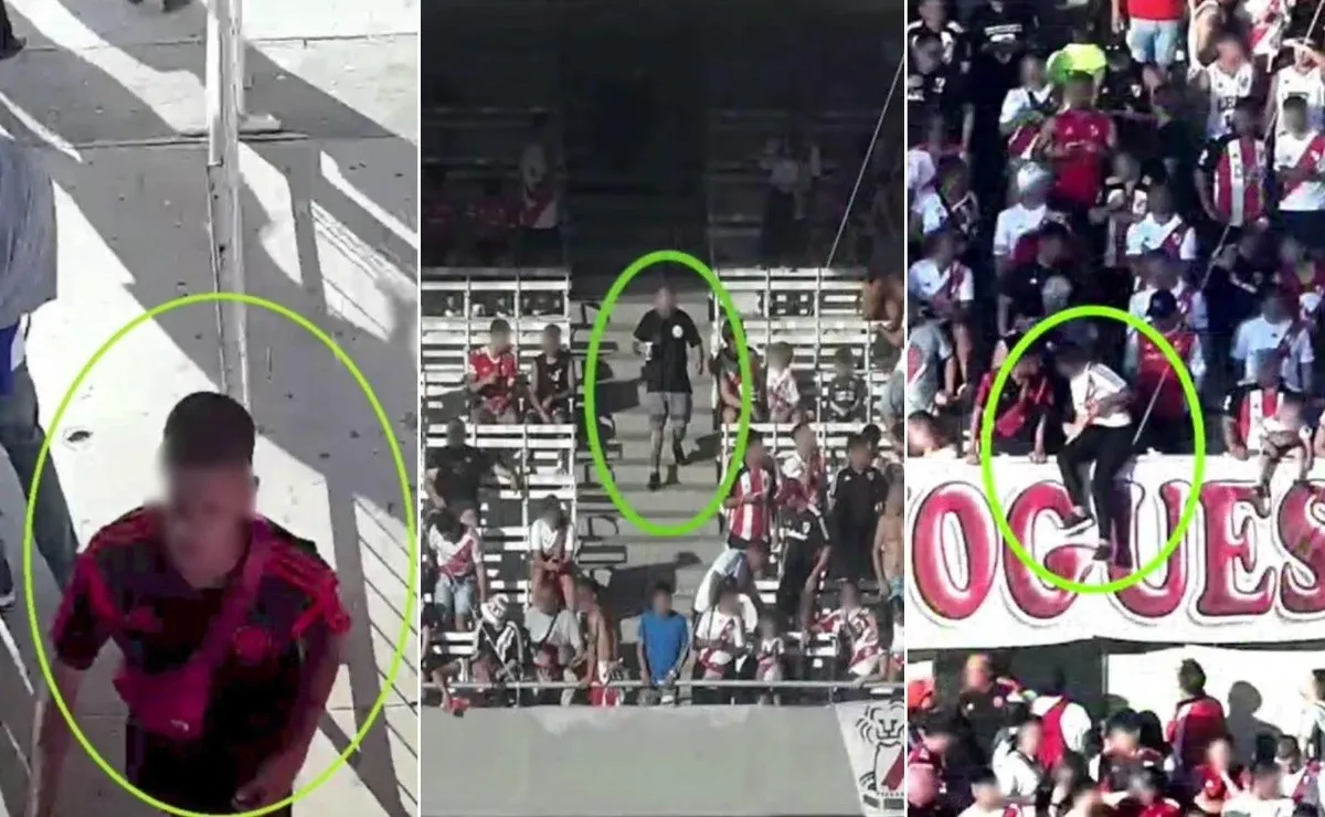 Los hinchas identificados durante el último encuentro en el Monumental.