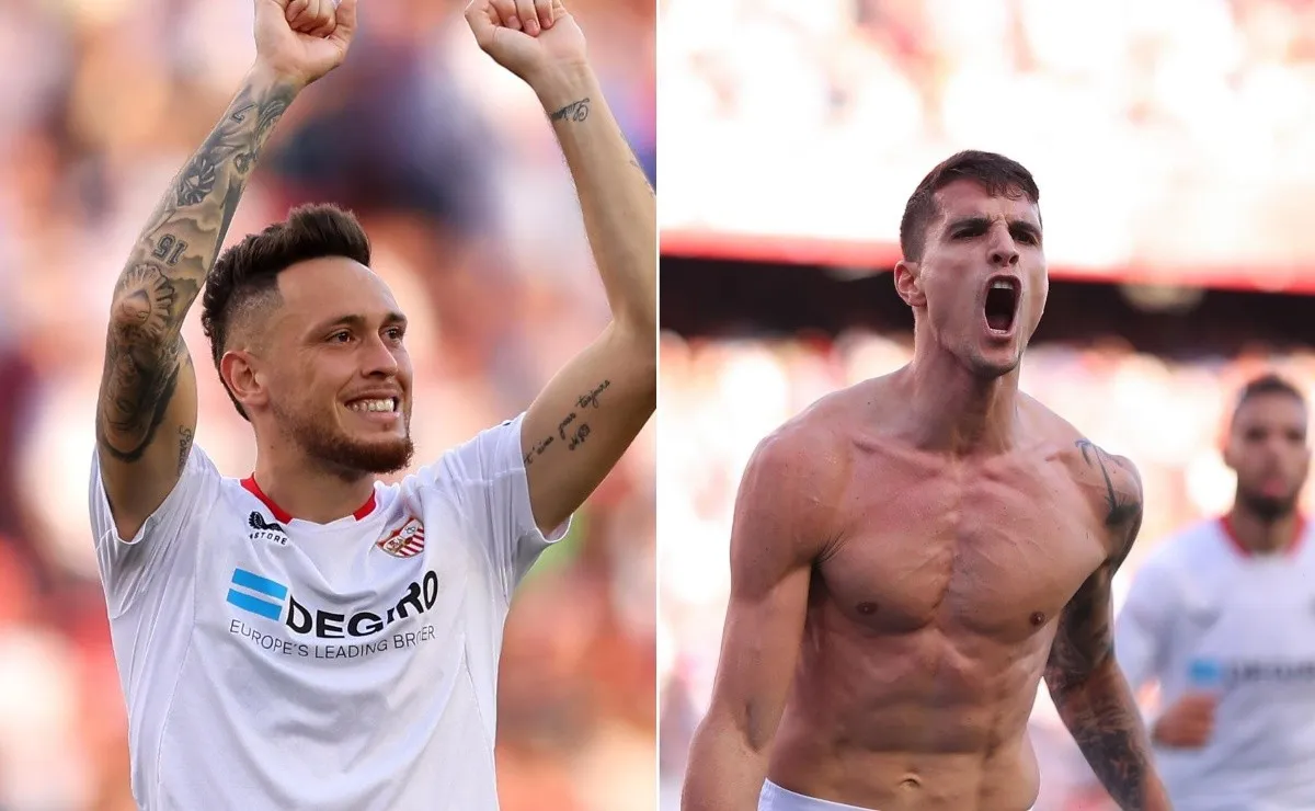 Ocampos y Lamela volvieron a marcar y sacaron al Sevilla de la zona baja de la tabla.