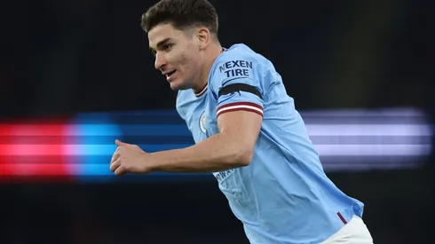 Julián Álvarez lleva 10 goles en 31 partidos con el Manchester City.