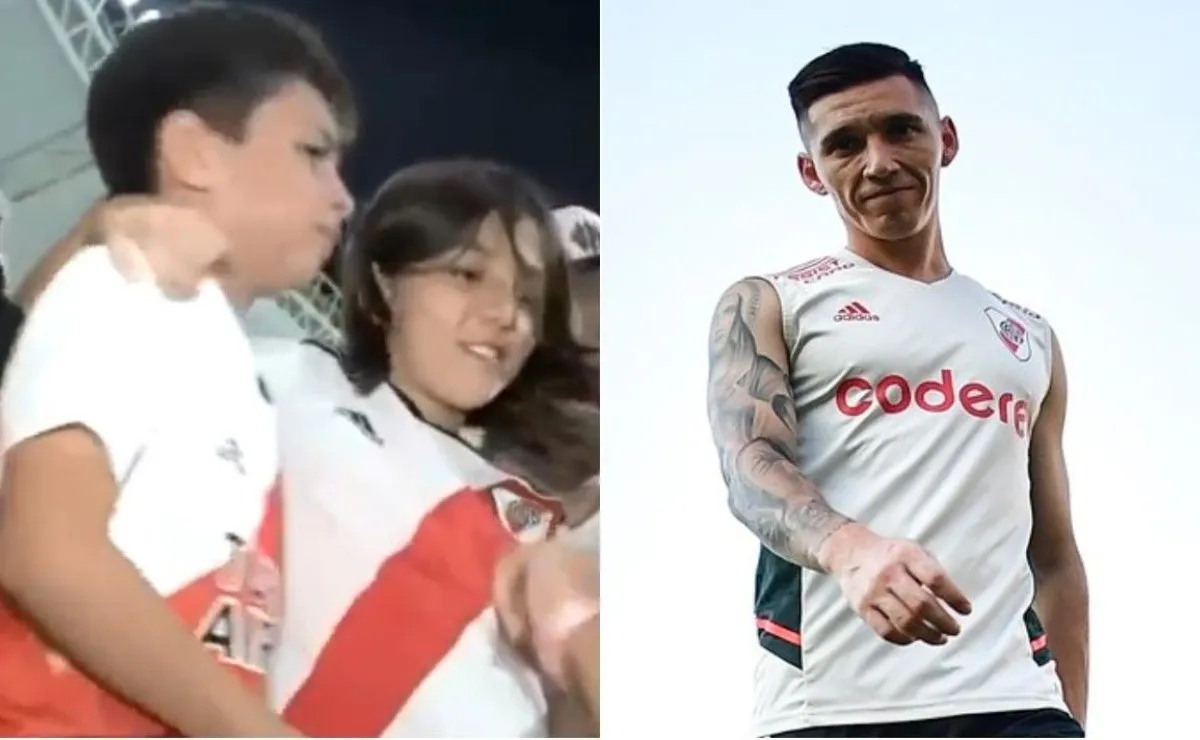 Kranevitter y un gesto hermoso con la nena que regaló el short de Elías Gómez.