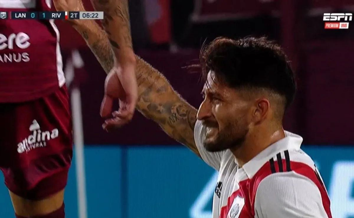 Malas noticias para River en Lanús.