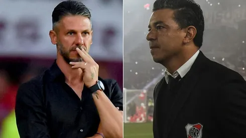 Martín Demichelis y Marcelo Gallardo.