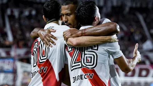 River enfrentó a Lanús por la Liga Profesional.