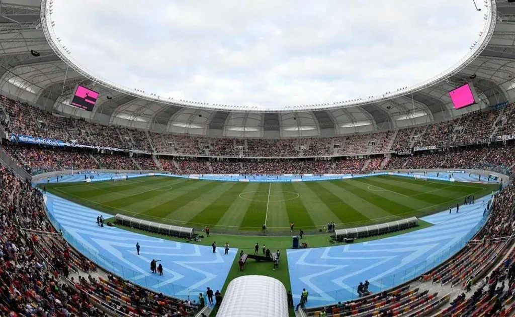 El Estadio Único Madre de Ciudades, donde jugará River  ante Ciudad Bolívar.