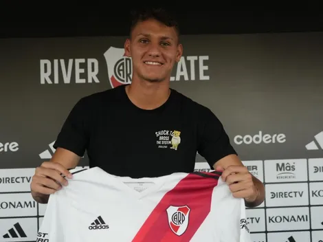 La promesa del arco de River firmó su primer contrato profesional