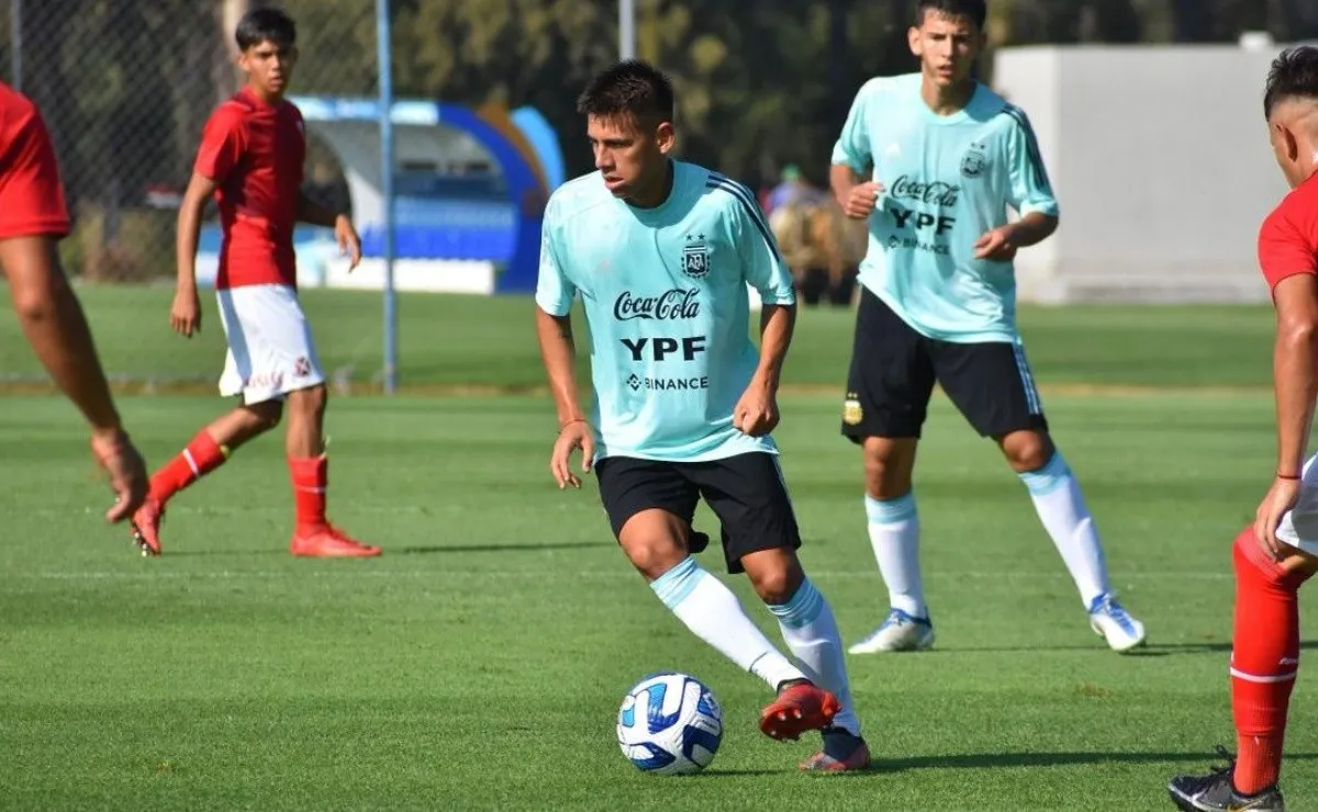 El Diablito Echeverri, unas de las grandes figuras de la Selección Sub 17.