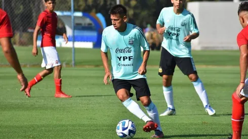 El Diablito Echeverri, unas de las grandes figuras de la Selección Sub 17.