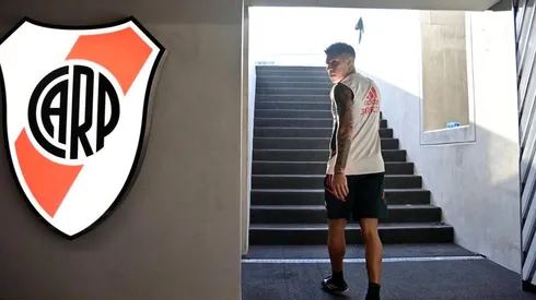 La salida del capitán por el nuevo túnel del Monumental.