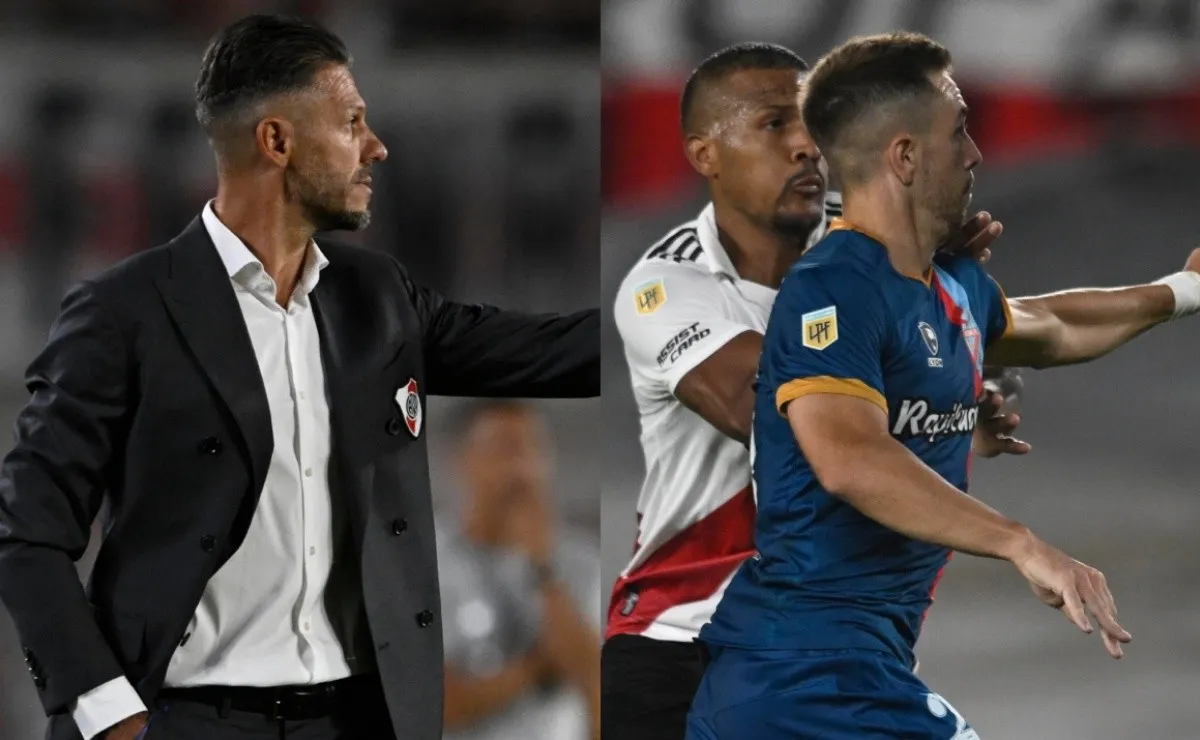 Micho puntualizó en el partido que tuvo el ex volante de River.