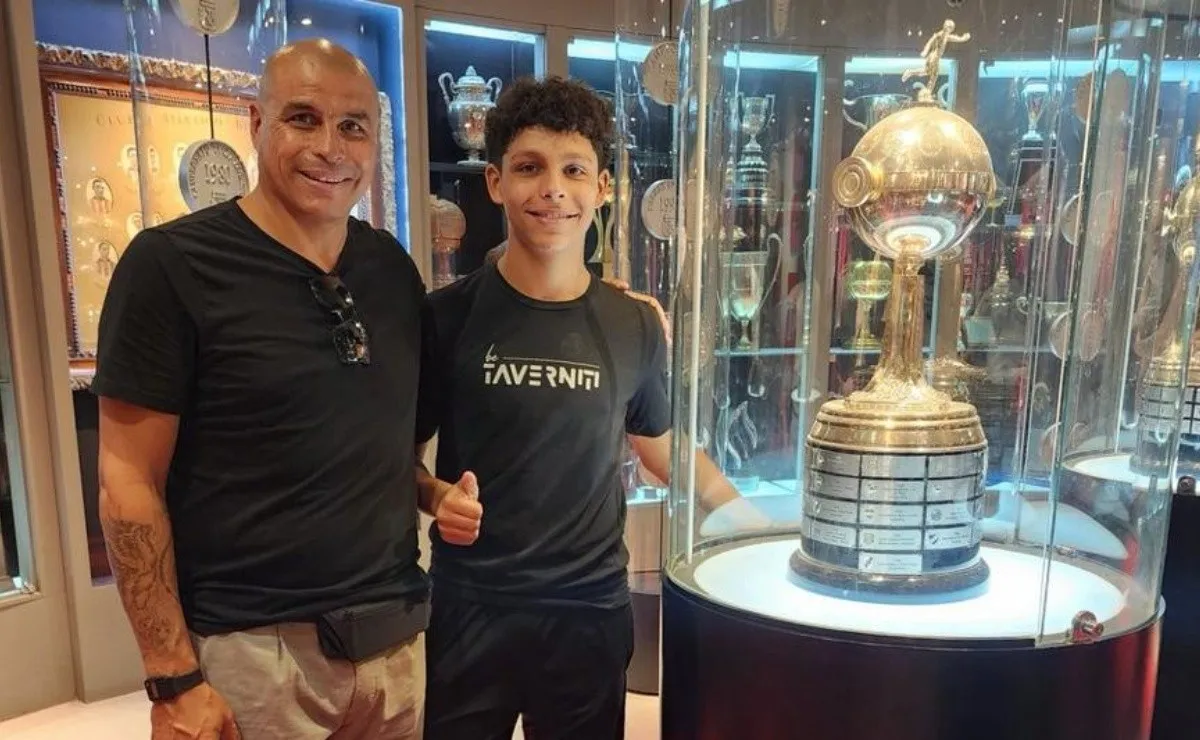 El Negro Gómez pasó por el Museo millonario y se reencontró con la Libertadores.