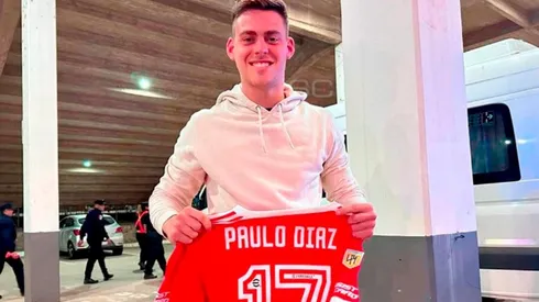 Federico Girotti con la 17 del chileno Díaz.