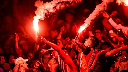 Se van las últimas plateas para alentar a River en Córdoba.