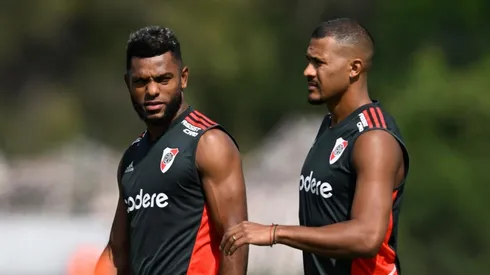 Miguel Ángel y Salomón, pelea reñida para ser el nueve de River.