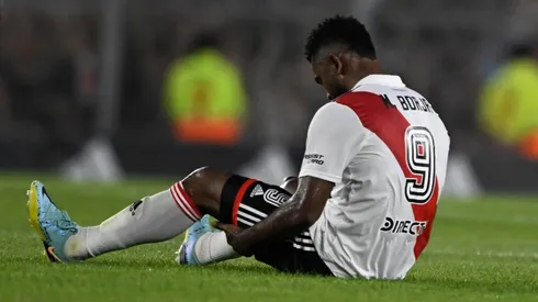 El Colibrí salió reemplazado luego de anotar el empate parcial.