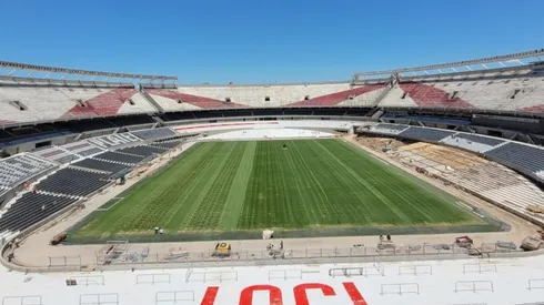 El Estadio Monumental se prepara para el regreso de River