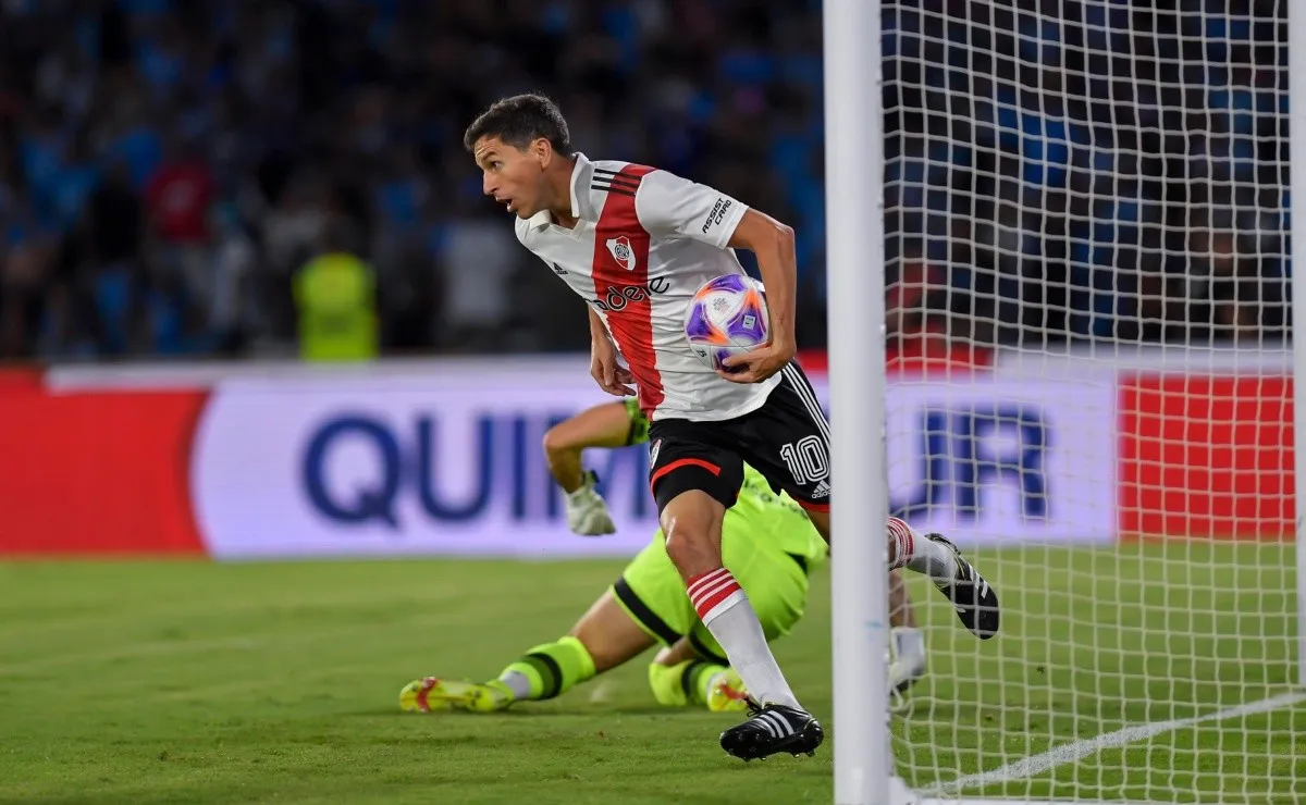 Terminó siendo anecdótico, pero Nacho marcó un lindo gol.