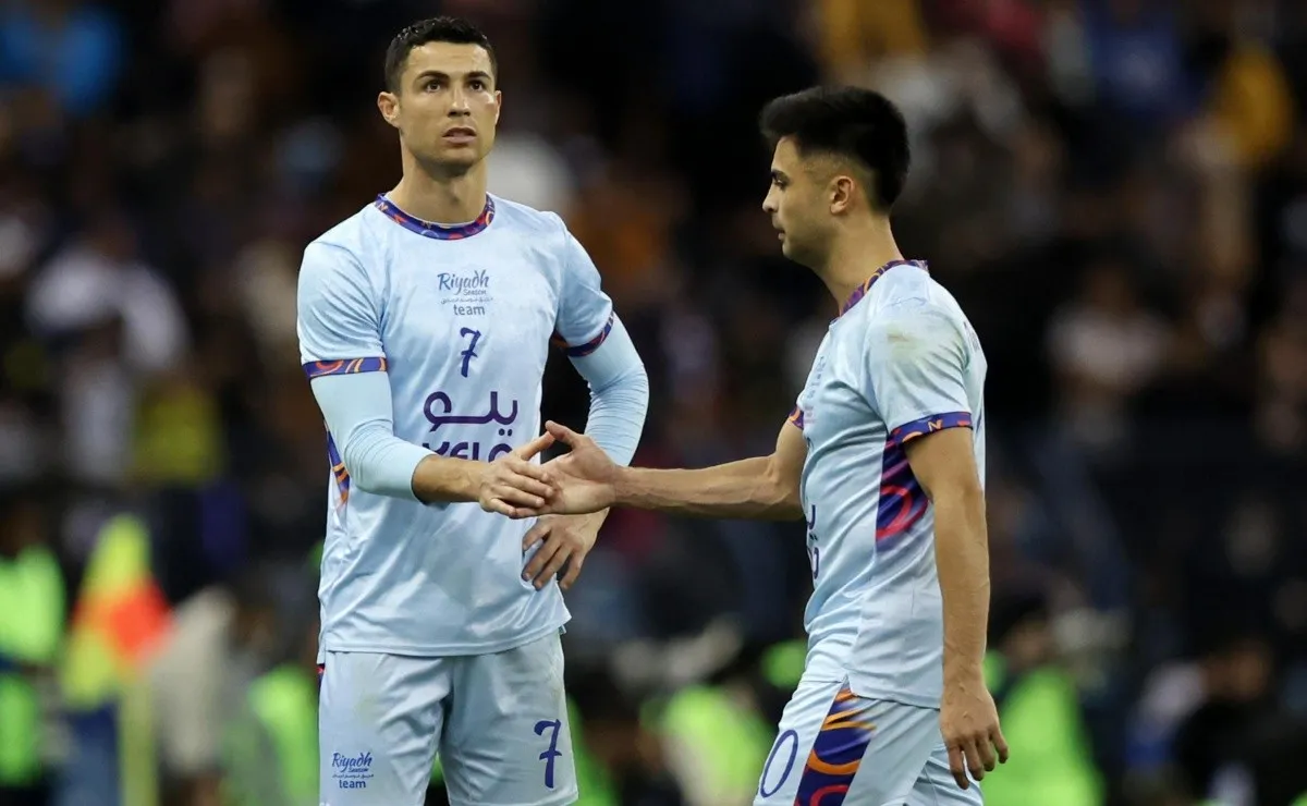 El Pity y Cristiano.