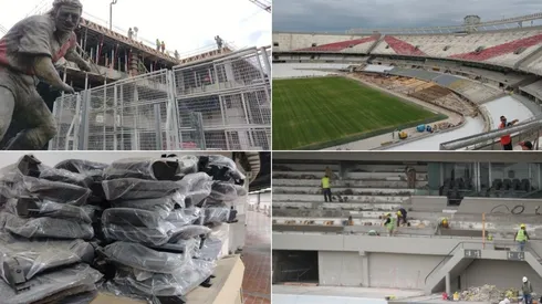 Avanzan a buen ritmo las obras en el Monumental.