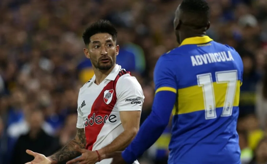 Milton Casco suma 18 superclásicos y podría jugar este sábado.