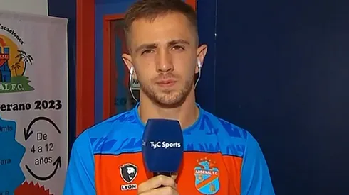 Peña ya luce los colores de Arsenal y fue convocado para la primera fecha ante San Lorenzo.