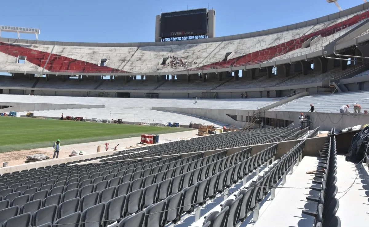 Los hinchas de River verán un Monumental totalmente renovado.
