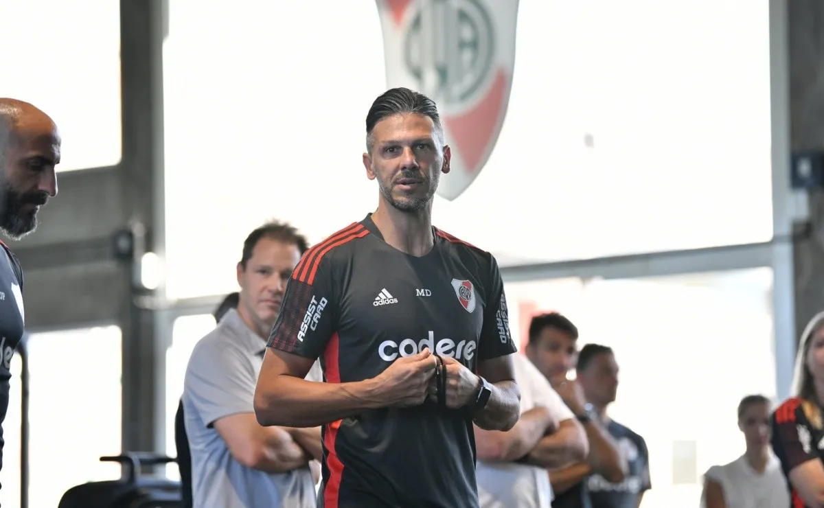 Escuchá al DT de River en la previa del debut en el campeonato local.