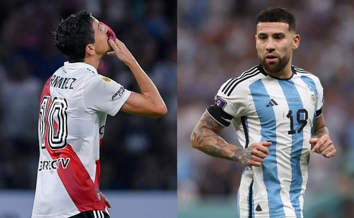 Nacho le tiró un palito a Otamendi para que venga a River