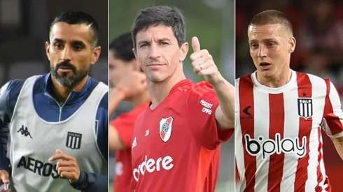 Maxi Moralez, Nacho Fernández y el Ruso Ascacibar.