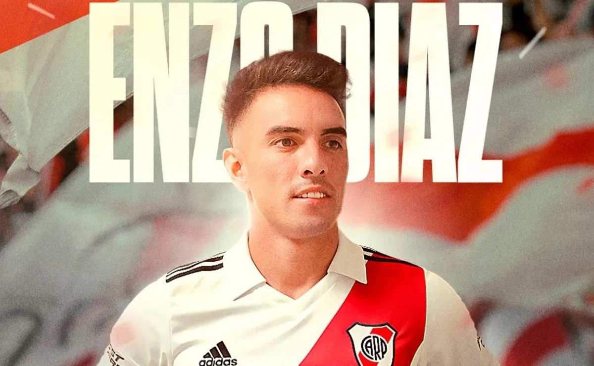 Enzo Díaz, el tercer refuerzo de River en este mercado de pases.