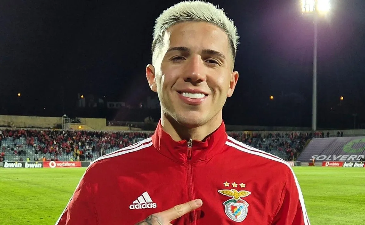 Enzo fue elegido el mejor jugador del partido entre Benfica y Santa Clara.